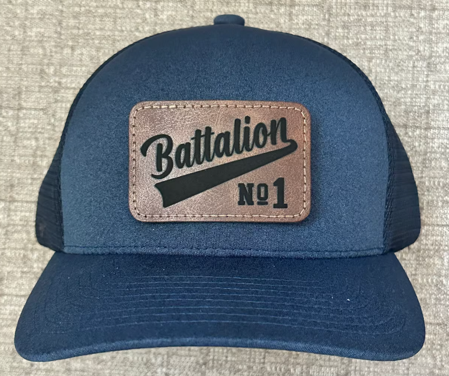 Cursive Passport - FlexFit Twill Baseball Style - Center of the Universe Woodworking & Engraving