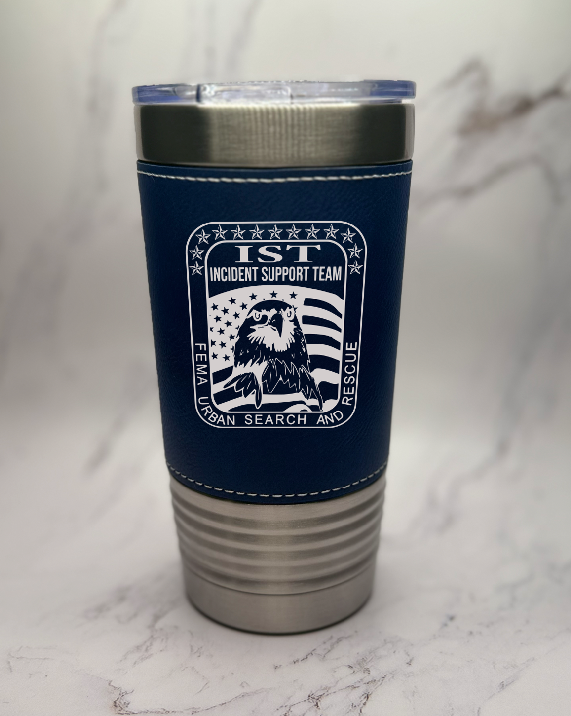 20oz. Leather Wrapped Tumbler