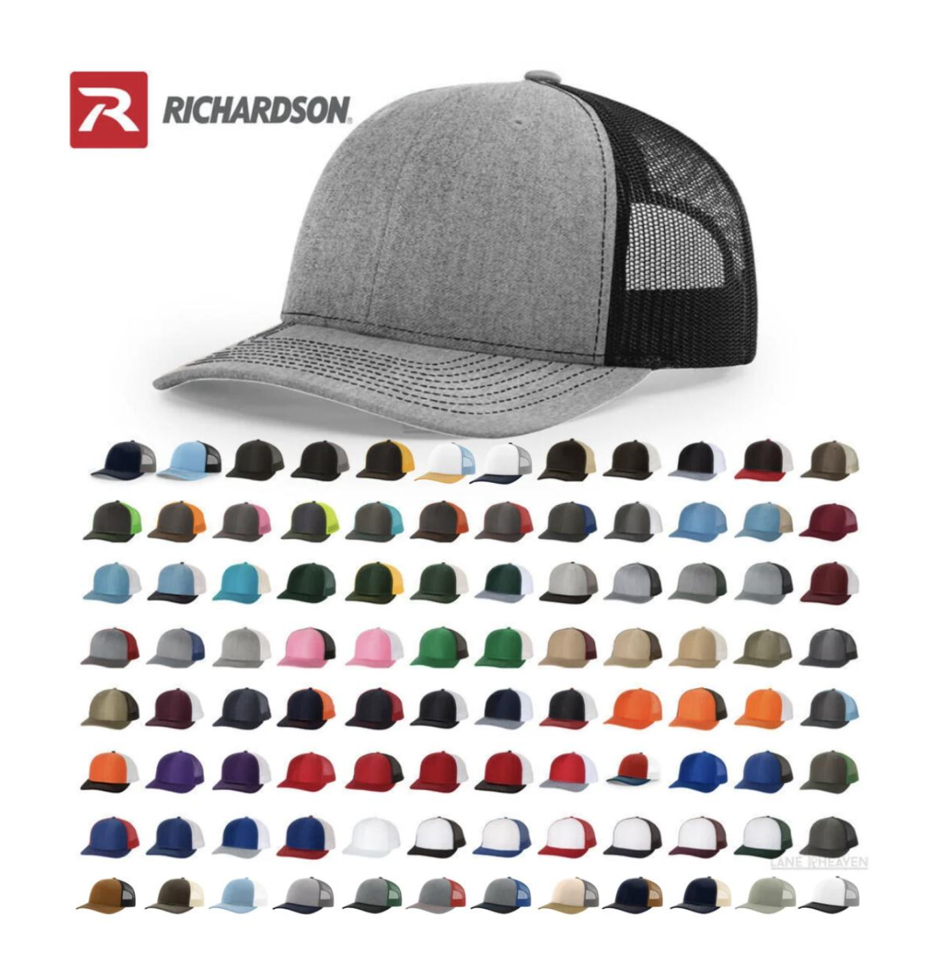 Fire Helmet Shield Leather Patch Hat - Richardson 112