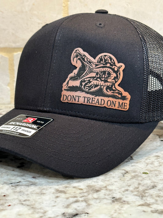 Don’t Tread On Me Leather Patch Hat