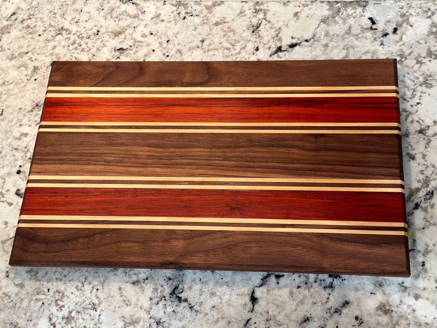 17 3/4" x 11"  Exotic Wood Cutting Board / Serving Board