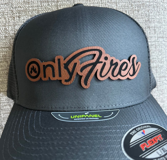 OnlyFires Leather Patch Hat - Richardson 112