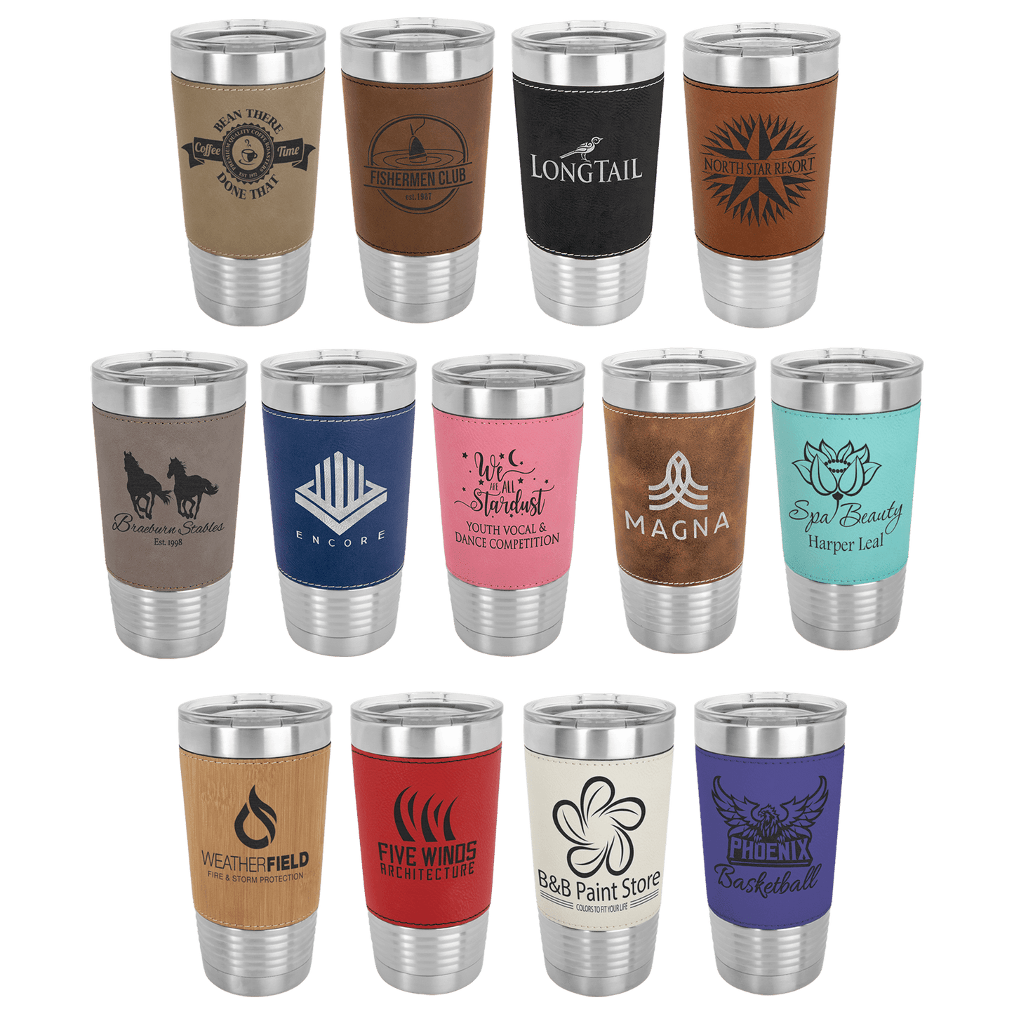 FEMA IST 20oz. Leather Wrapped Tumbler