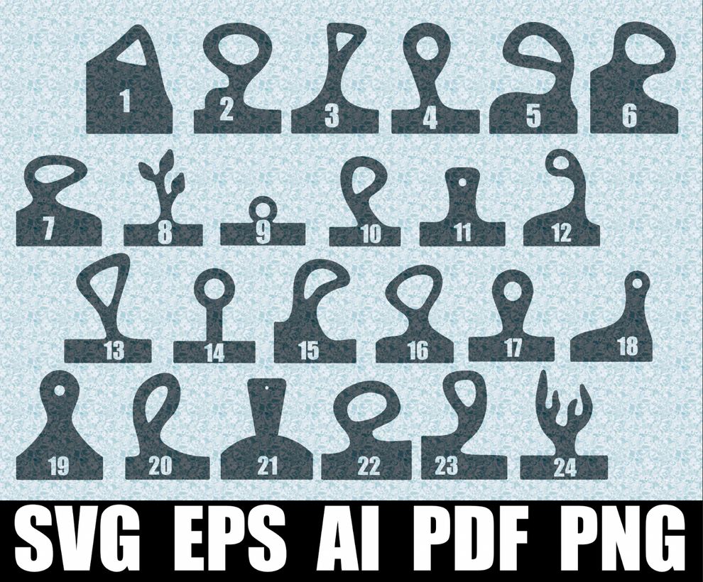 Digital Charcuterie Board Handle Templates Center of the Universe