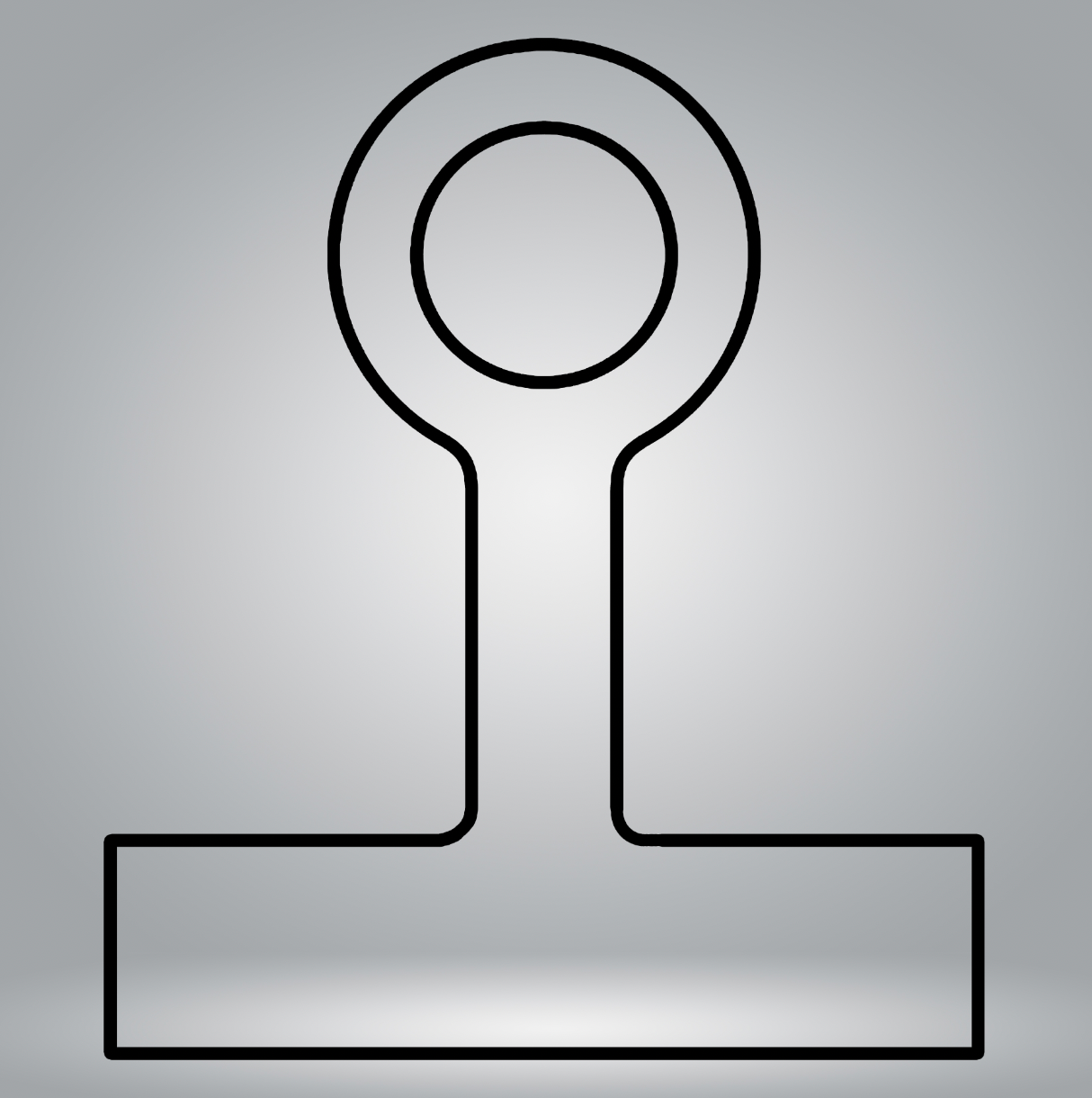 Charcuterie Board Handle Template 14 Center of the Universe