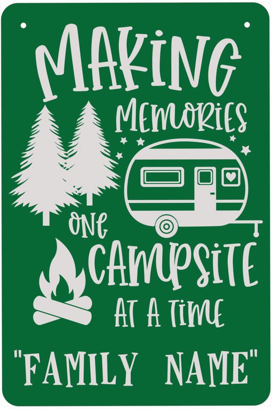 Making Memories Aluminum Camping Flag