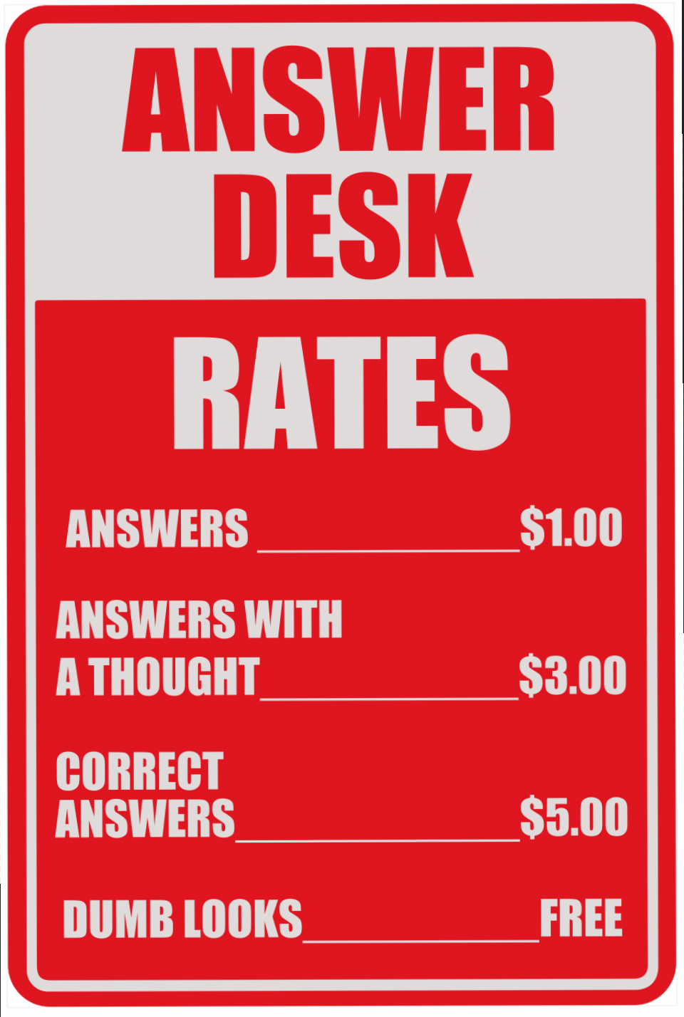Engineering Answer Desk Rates Products – Center of the Universe Woodworking & Engraving
