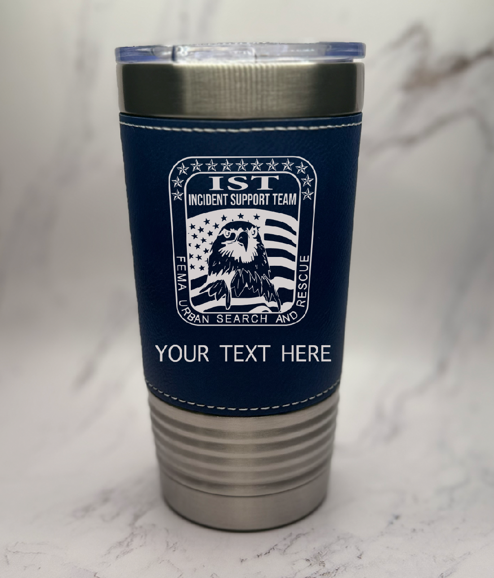 FEMA IST 20oz. Leather Wrapped Tumbler