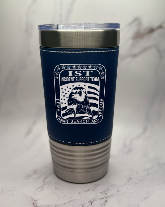 FEMA IST 20oz. Leather Wrapped Tumbler